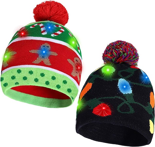 Light Up Beanie Knit Hats