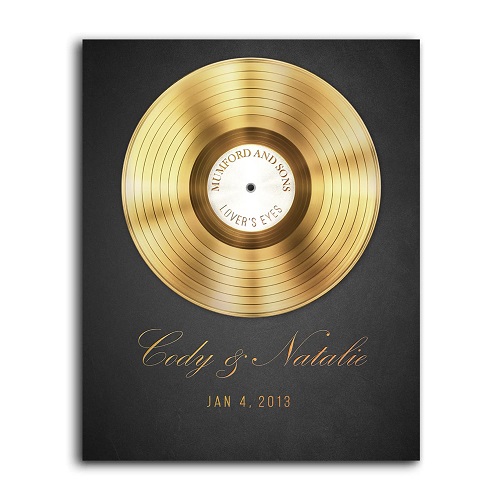 Personal-Prints Our Song - Vinyl/LP Personalized Gift
