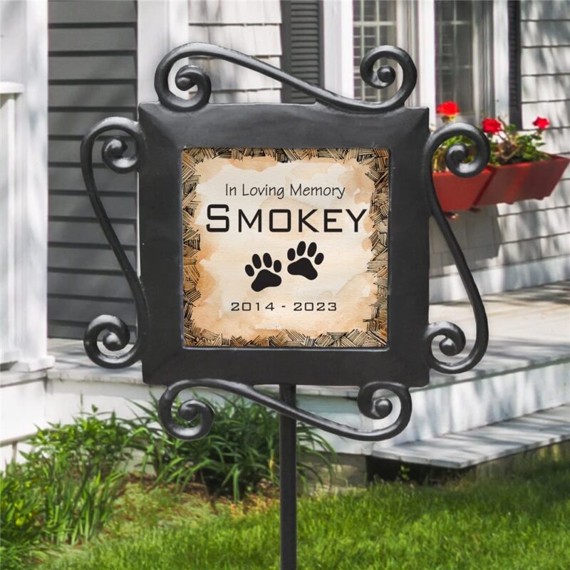Personalized Pet Memorial Garden Stake Unforgettable Tribute
