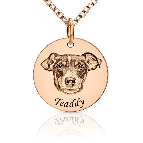 Pet Portrait Necklace what do i want for christmas