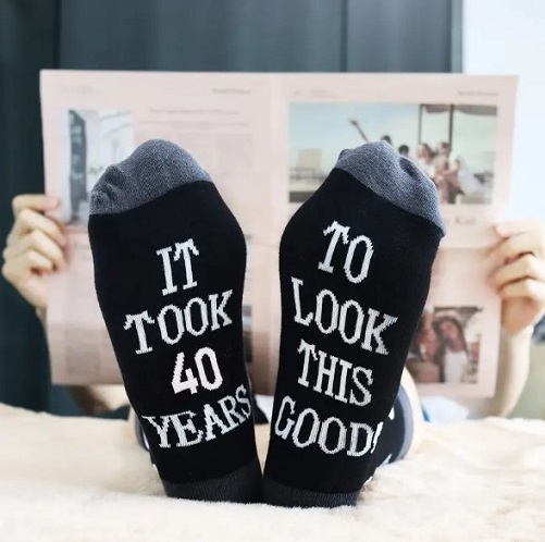 40th Birthday Socks 40th birthday gift ideas for men