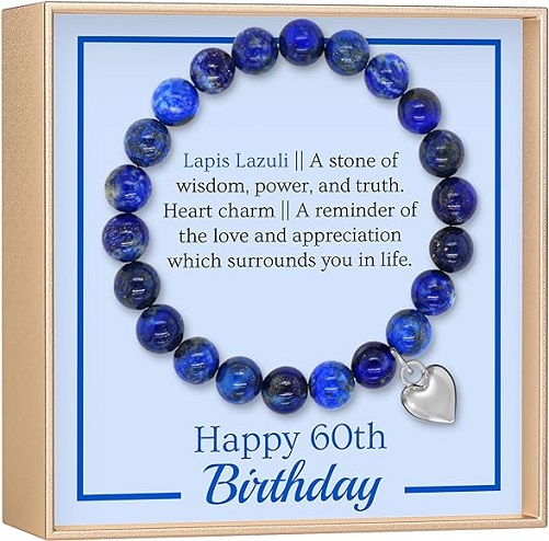 60th Birthday Milestone Bracelet 60th birthday gift ideas for women