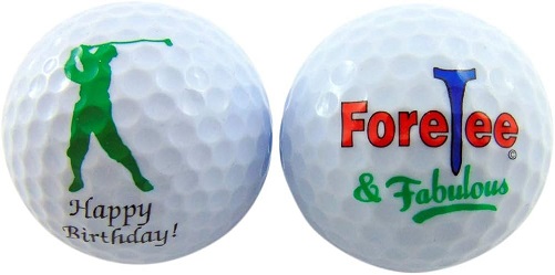 Happy 40th Birthday Golf Balls Set of 2