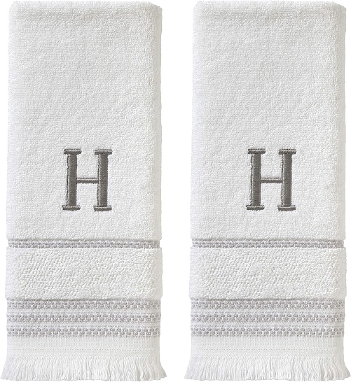 Home Casual Monogram Hand Towel Set