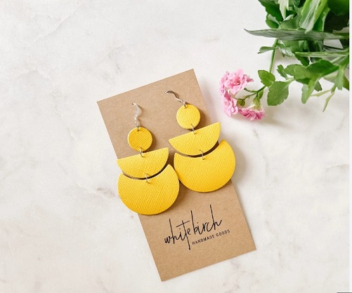 Lemon Statement Earrings 60th birthday gift ideas for women