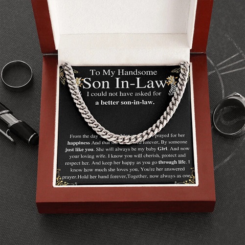 Chain Necklace - son in law gifts