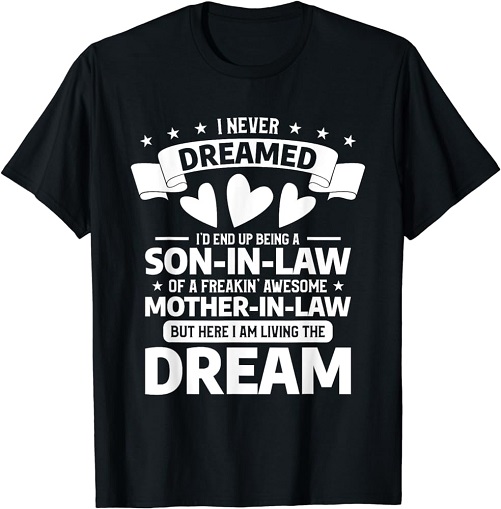 Family Member T-Shirt son in law gifts