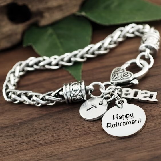 Happy Retirement Bracelet retire gift ideas for women