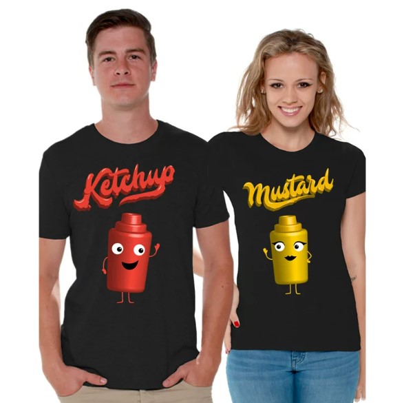 Ketchup & Mustard Matching T-shirts