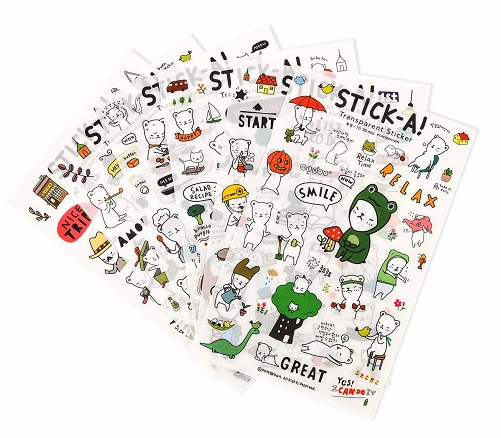 Korean Stationary + Stickers korean gifts