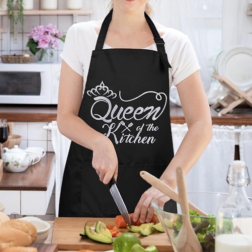 Stylish and Funny Lady Apron Housewarming Gift Ideas For Women