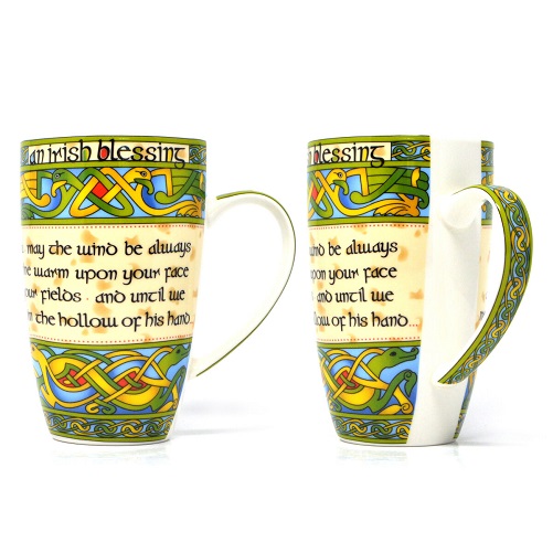 Irish Blessing Cup Set with Matching Gift Box