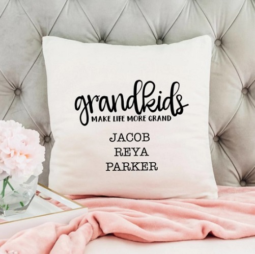 Personalized Family Names Throw Pillow Covers