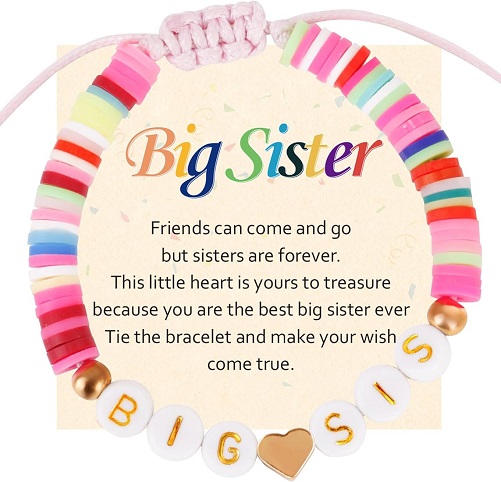 Rainbow Big Sister Bracelet - Big Sister Gifts