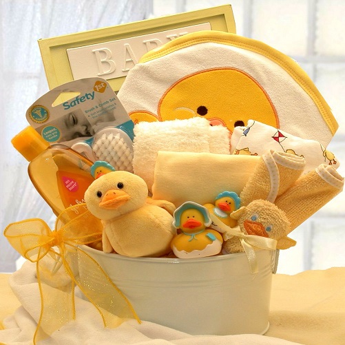 Baby’s Bath Time Deluxe Basket
