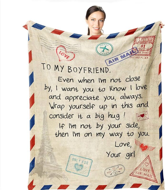 Blanket birthday gifts for boyfriend