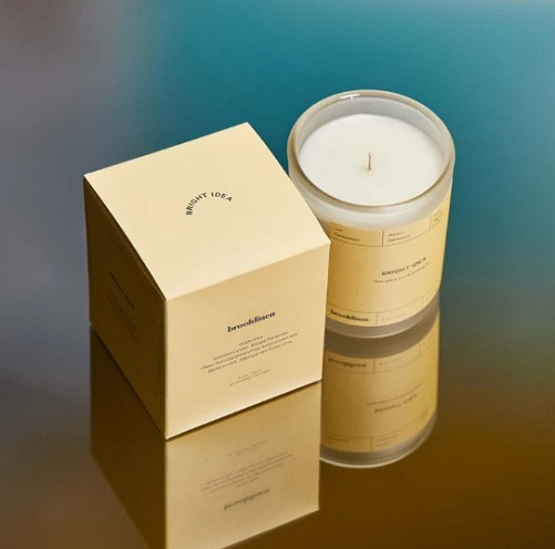 Brooklinen Scented Candle gifts for expecting dads