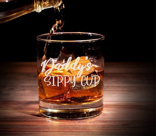 Daddy's Sippy Cup Whiskey Glass