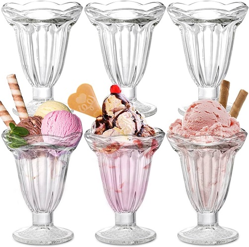 Glass Ice Cream Cups gifts for the woman who has everything