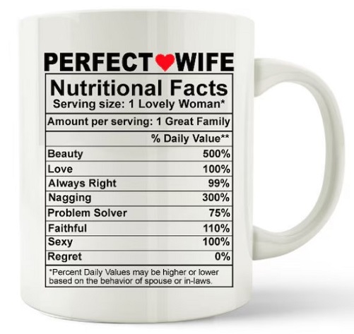 "Perfect Wife" Coffee Cup