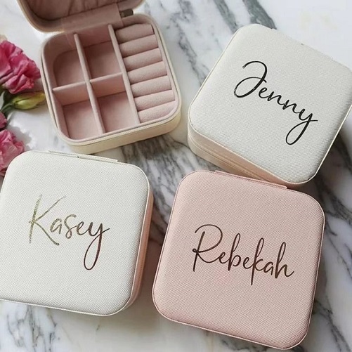 Personalized Jewelry Case birthday gifts for sister