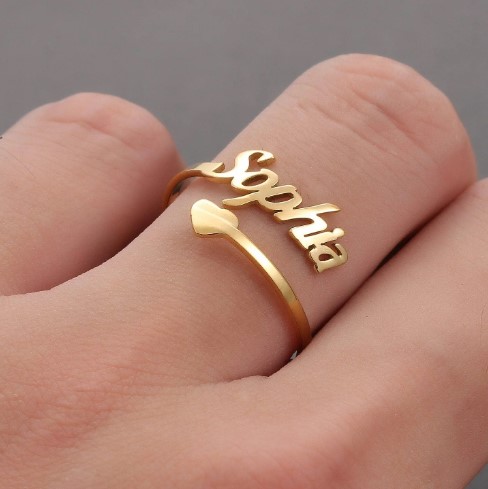 Personalized Ring inexpensive gifts for the woman who has everything