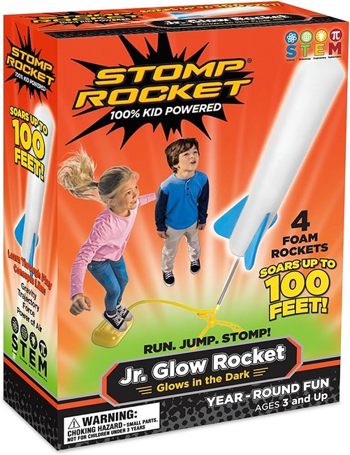 Stomp Rocket Jr. Glow gift for 3 year old boy who has everything