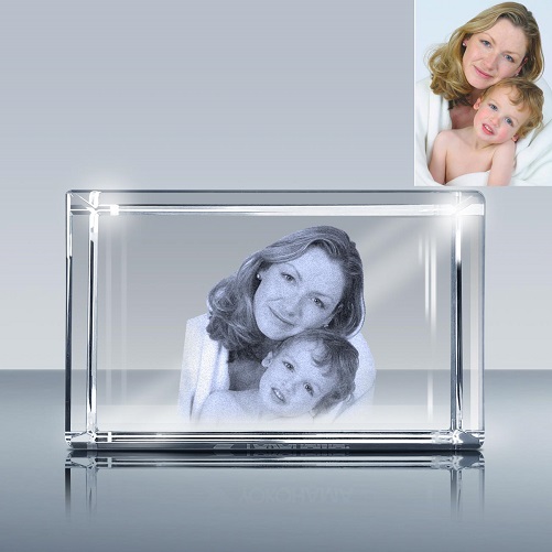 Crystal Photo Block gifts for mom who does not want anything