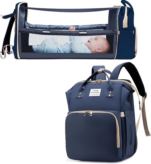 Diaper Bag Backpack with Changing Station