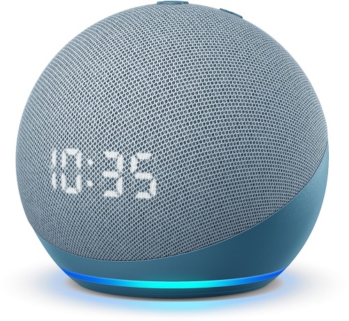 Echo Dot Speaker with Clock