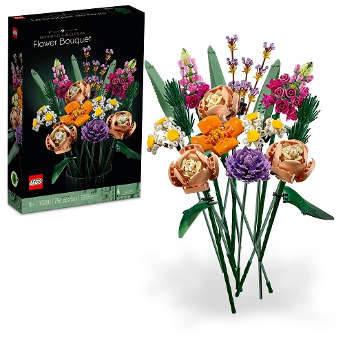 LEGO Unique Flower Bouquet Building Kit