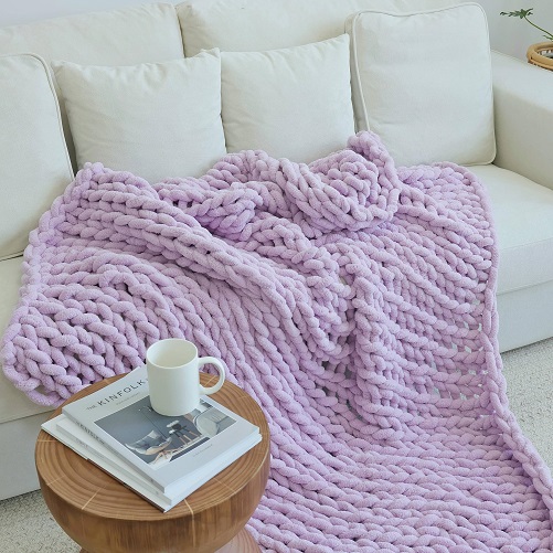 Maetoow Chunky Knit Throw