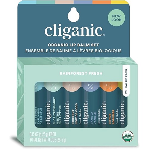 Organic Lip Balm Set gifts for women in their 30s