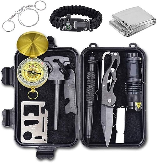 12 in 1 Survival Kit gifts for the impossible man