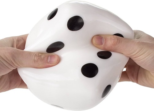 Giant Squeezable Dice Stress Toy