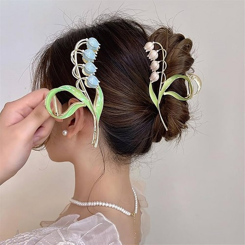 Lily of the Valley Hair Claw gifts for 19 year old girl