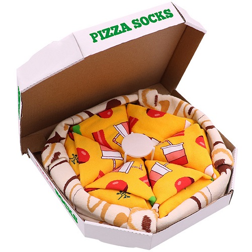 Pizza Socks Box Gag Gifts