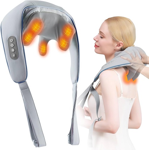 Relaxing Back and Neck Massager With Heat