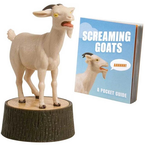 The Screaming Goat Book & Figure