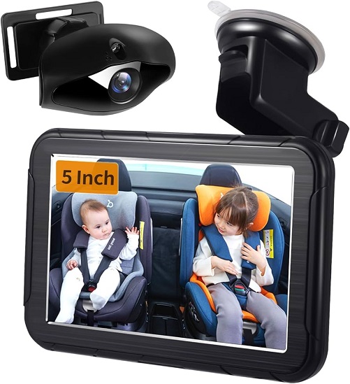 Back Seat Camera for 2 Children