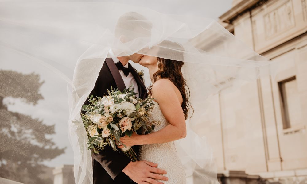 Caption for wedding photos