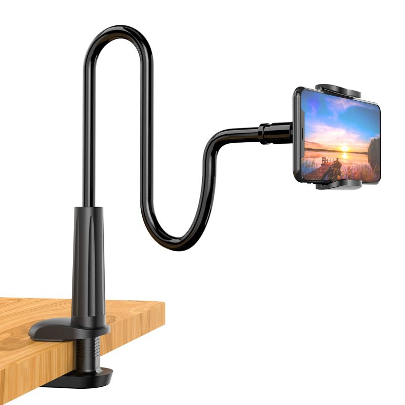 Gooseneck Bed Phone Holder