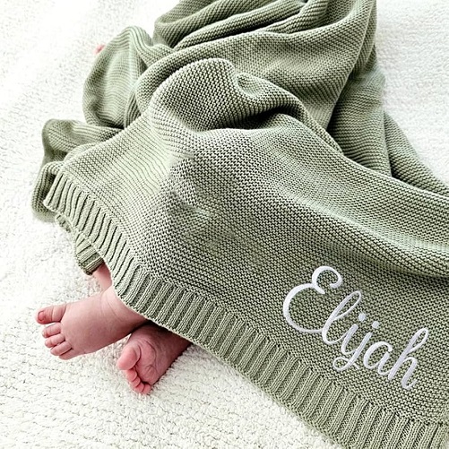 Personalized Baby Blanket second babies gift ideas