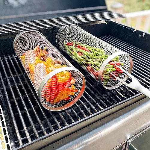 Rolling Grill Baskets