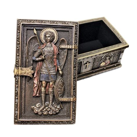 Archangel Saint Michael Keepsake Box