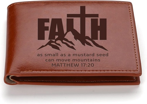 Bible Verse Wallet religious gifts for men