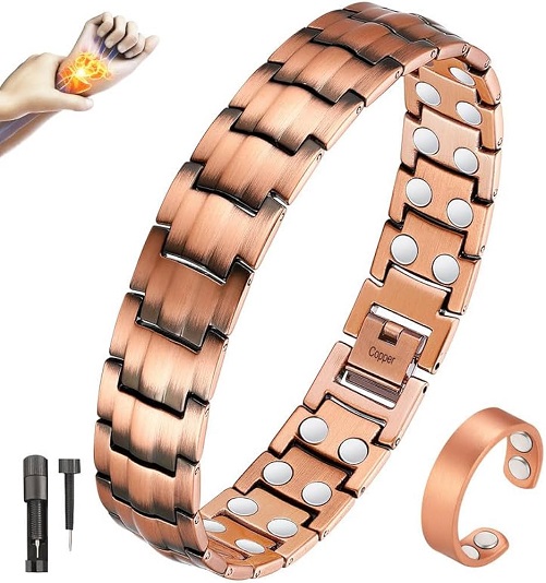 Bracelet Double Row copper gifts for men