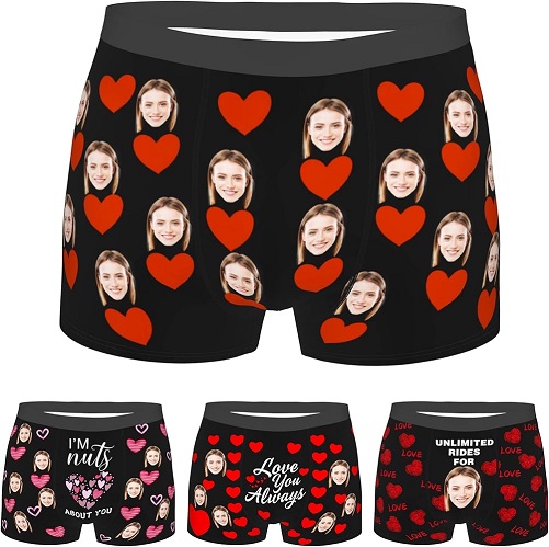 Custom Face Boxers funny 40th birthday gifts