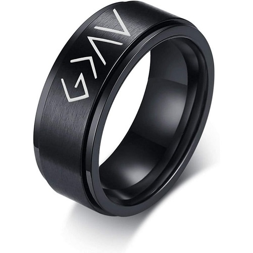 'God Is Greater Than the Highs and Lows' Men's Ring