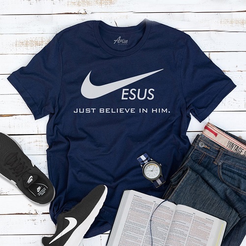 'Just Believe in Him' Christian Tee